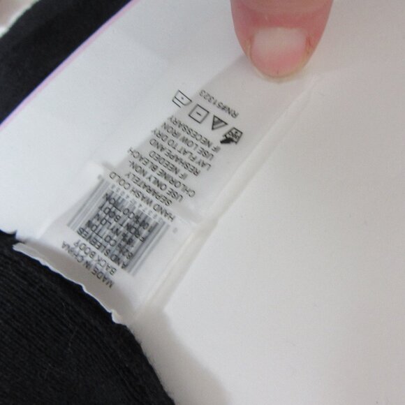 Vince Camuto Cardigan Open Front Drape Black Shawl Collar Size Medium - Picture 6 of 7